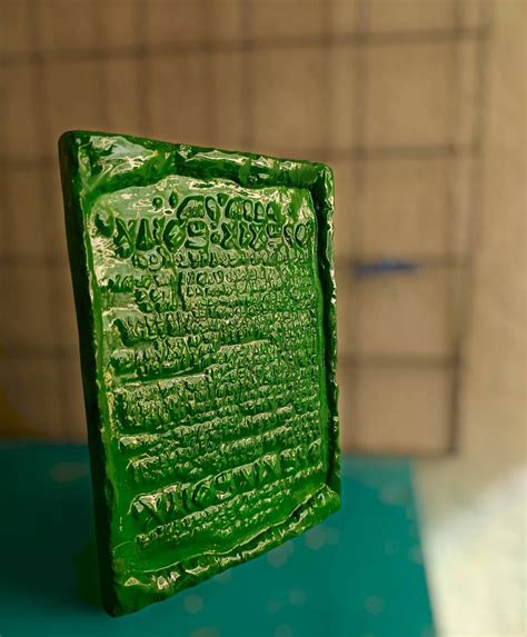 borrow the emerald tablet of hermes|emerald tablet of Hermes text.